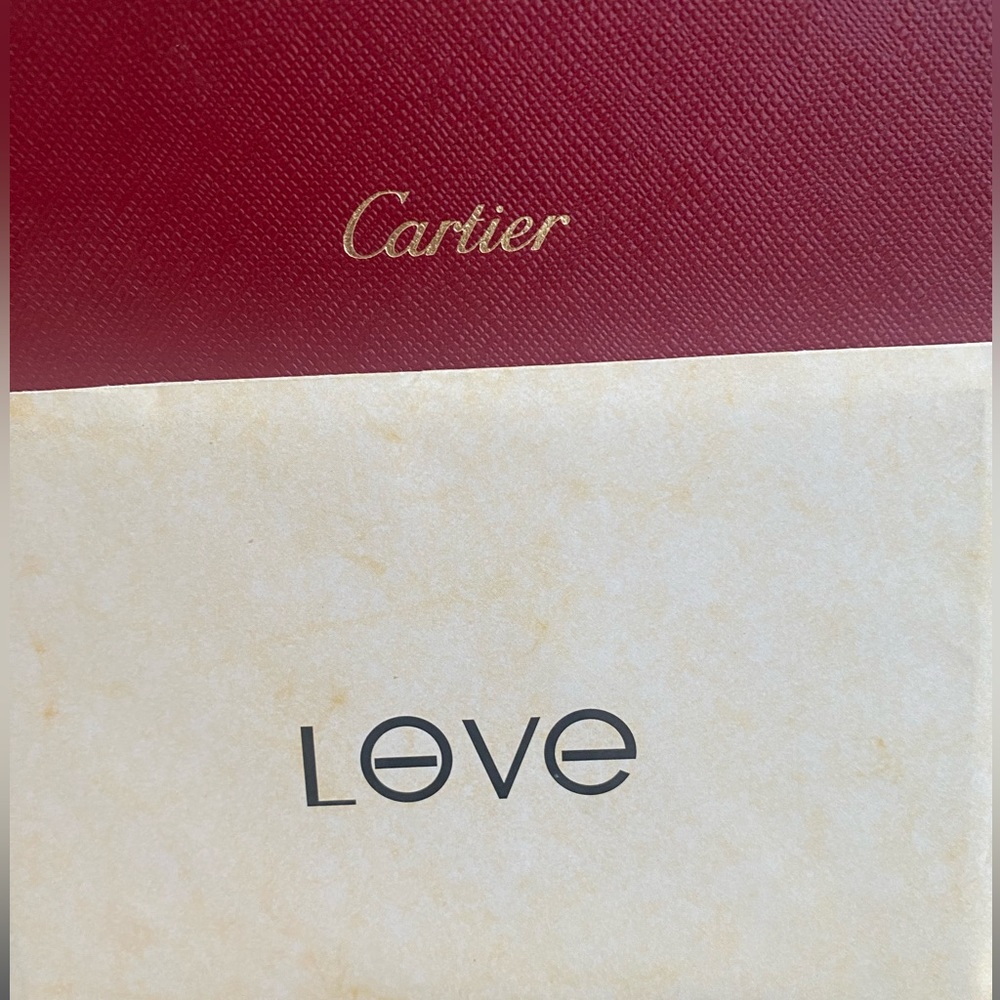 Cartier Love Bracelet Size 18cm Yellow Gold - Picture 1 of 6